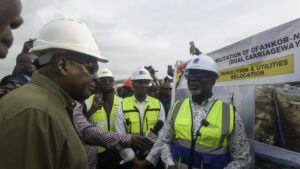 He said some people had expressed concern that with the announcement of the new Accra-Kumasi Expressway, "this road is going to be abandoned. This road is not going to be abandoned."

Work is still ongoing. Even if you go into the eastern region stretch, towards Apagya, all the way towards Anyinam, there is work going on there. And we are going to add the Ashanti region end of it, so that we open up the road.
